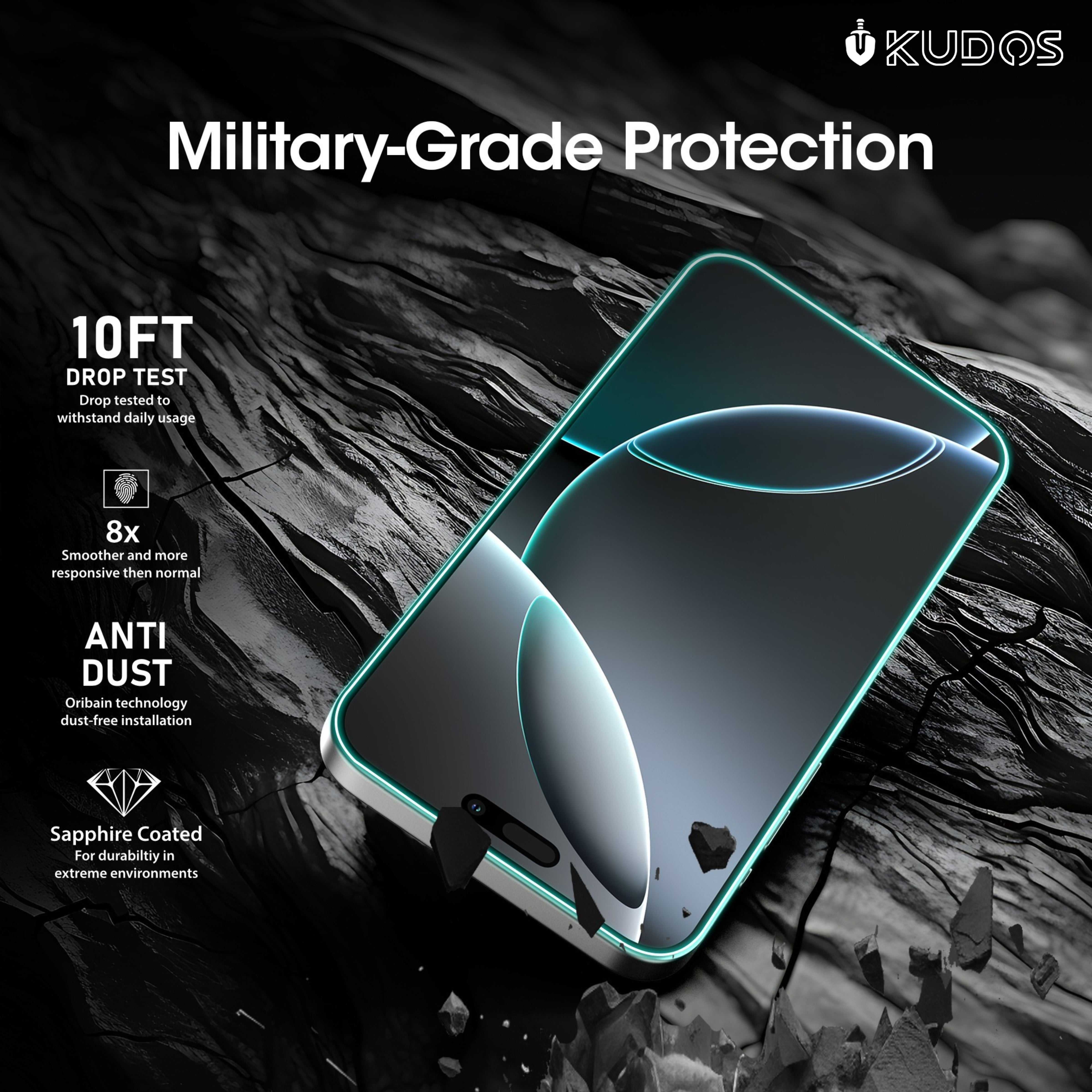 iPhone 15 Pro - Privacy Glass Screen Protector