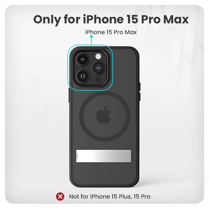 Black Xceed Phone Case Cover for iPhone 15 Pro