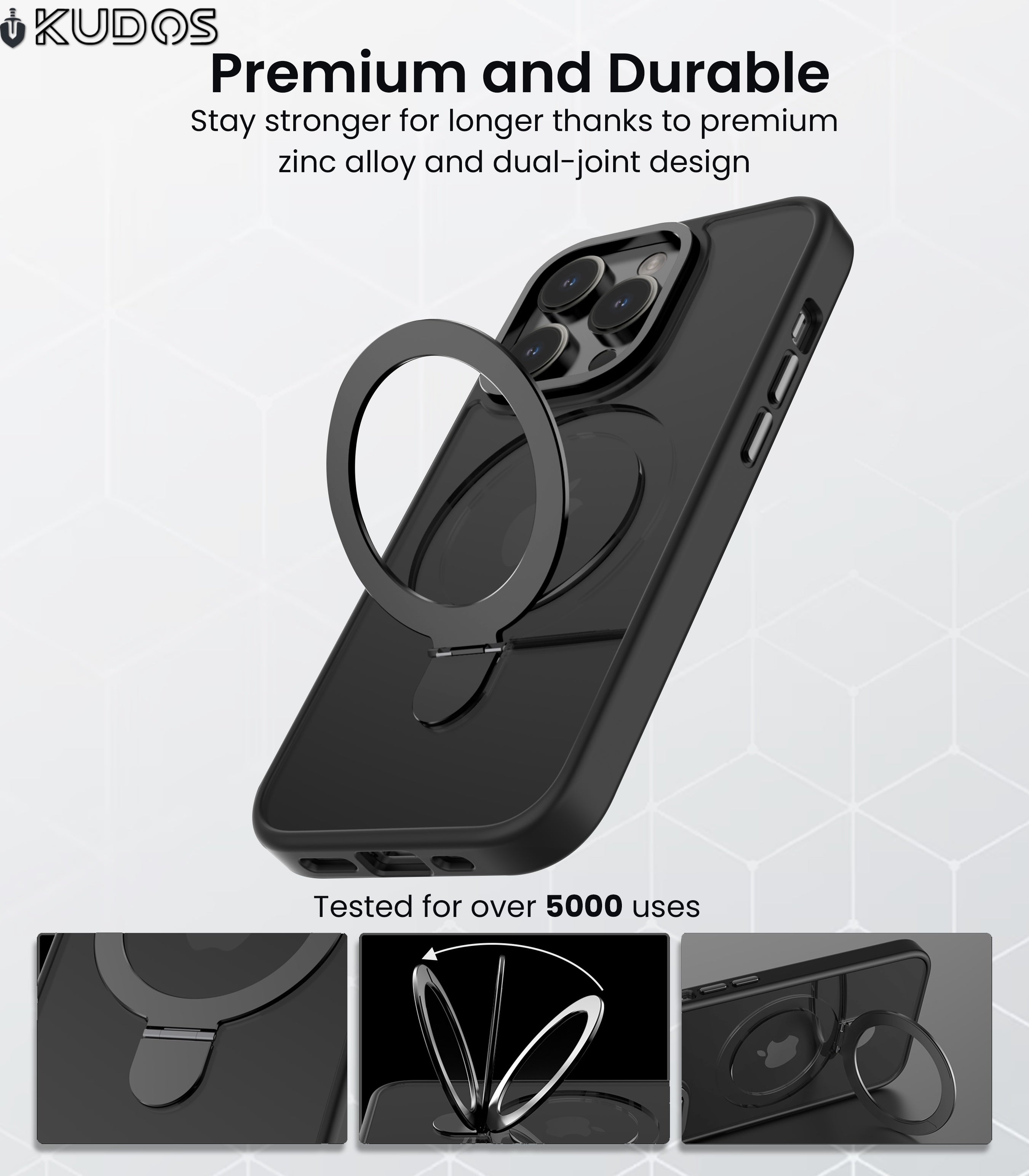 BLACK GUARDIAN Phone Case Cover for iPhone 15 Promax