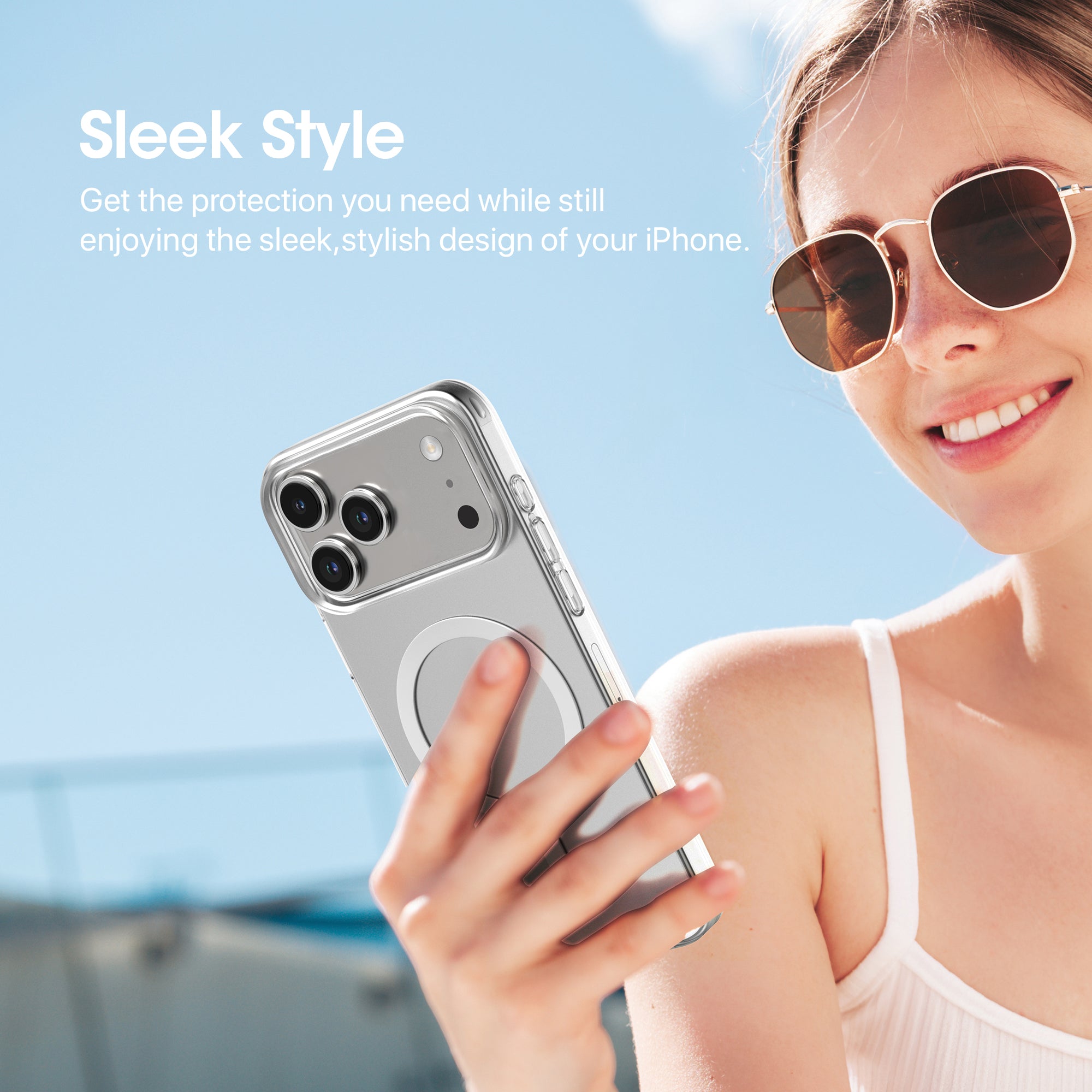 Kudos Clear case for iPhone 17 Pro Max