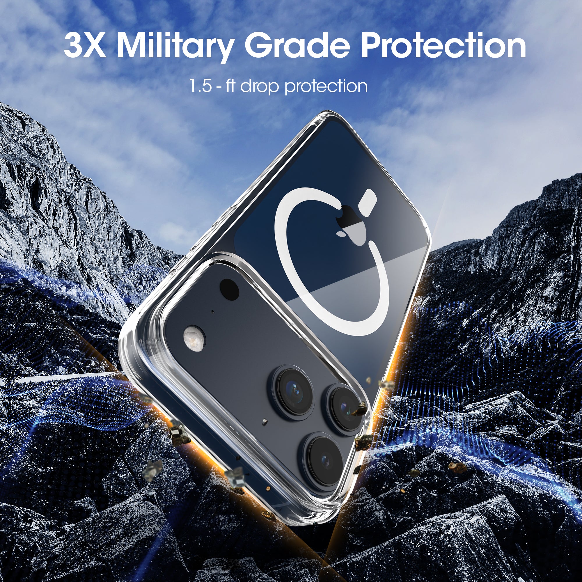 Kudos Clear case for iPhone 17 Pro Max