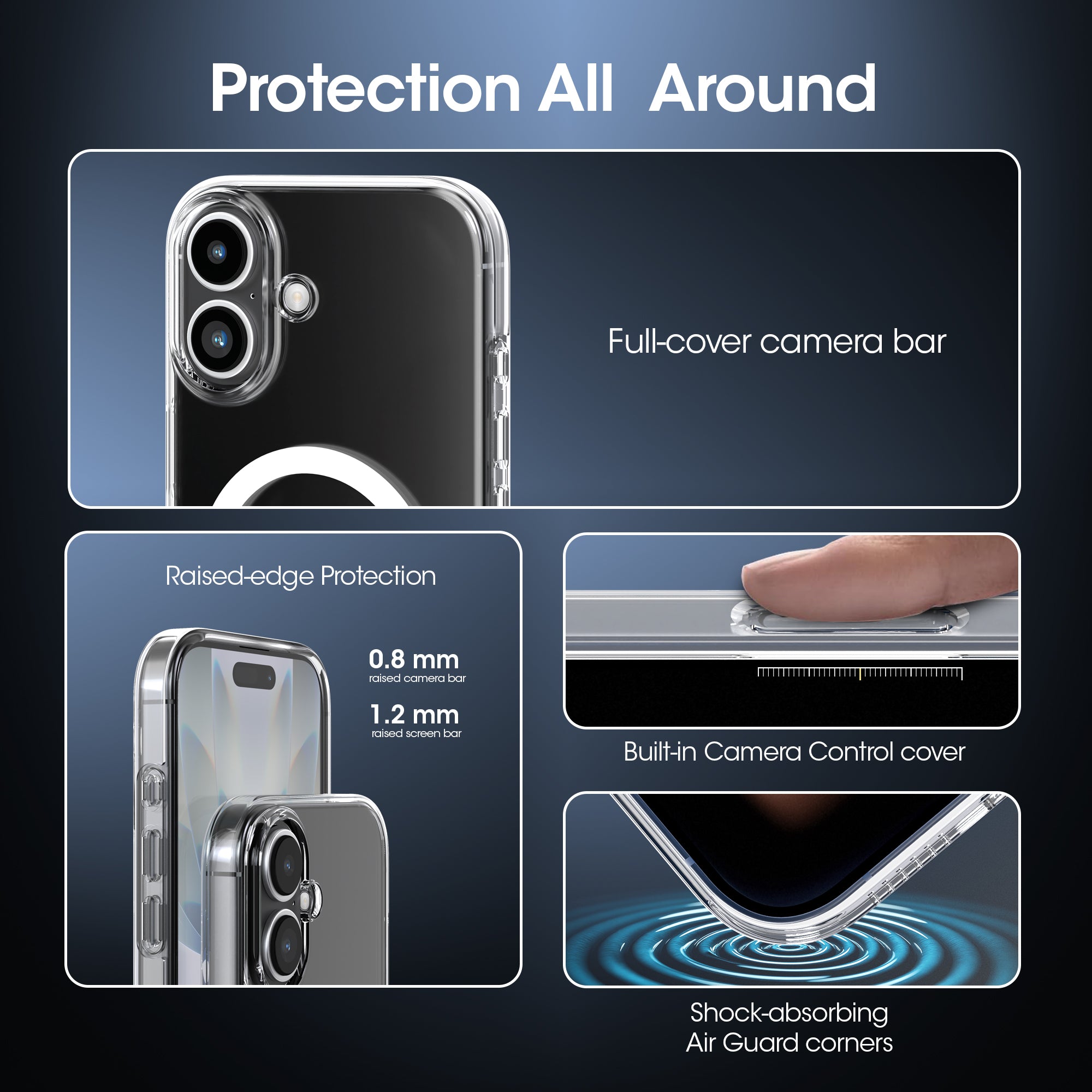 Kudos Clear case for iPhone 17