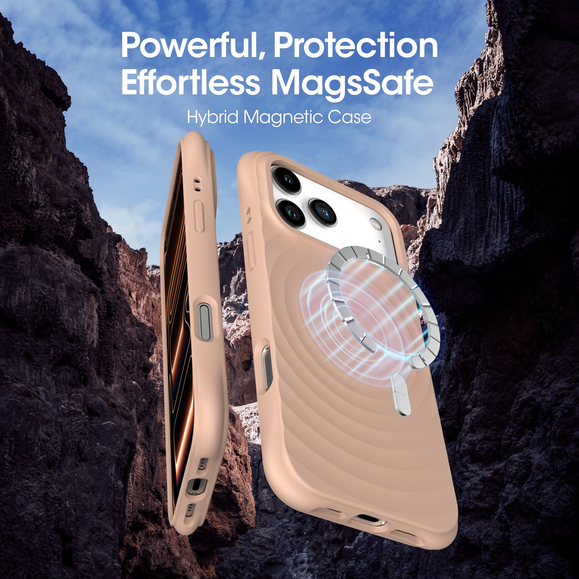 Kudos Ivory Silicia case for iPhone 17 Pro