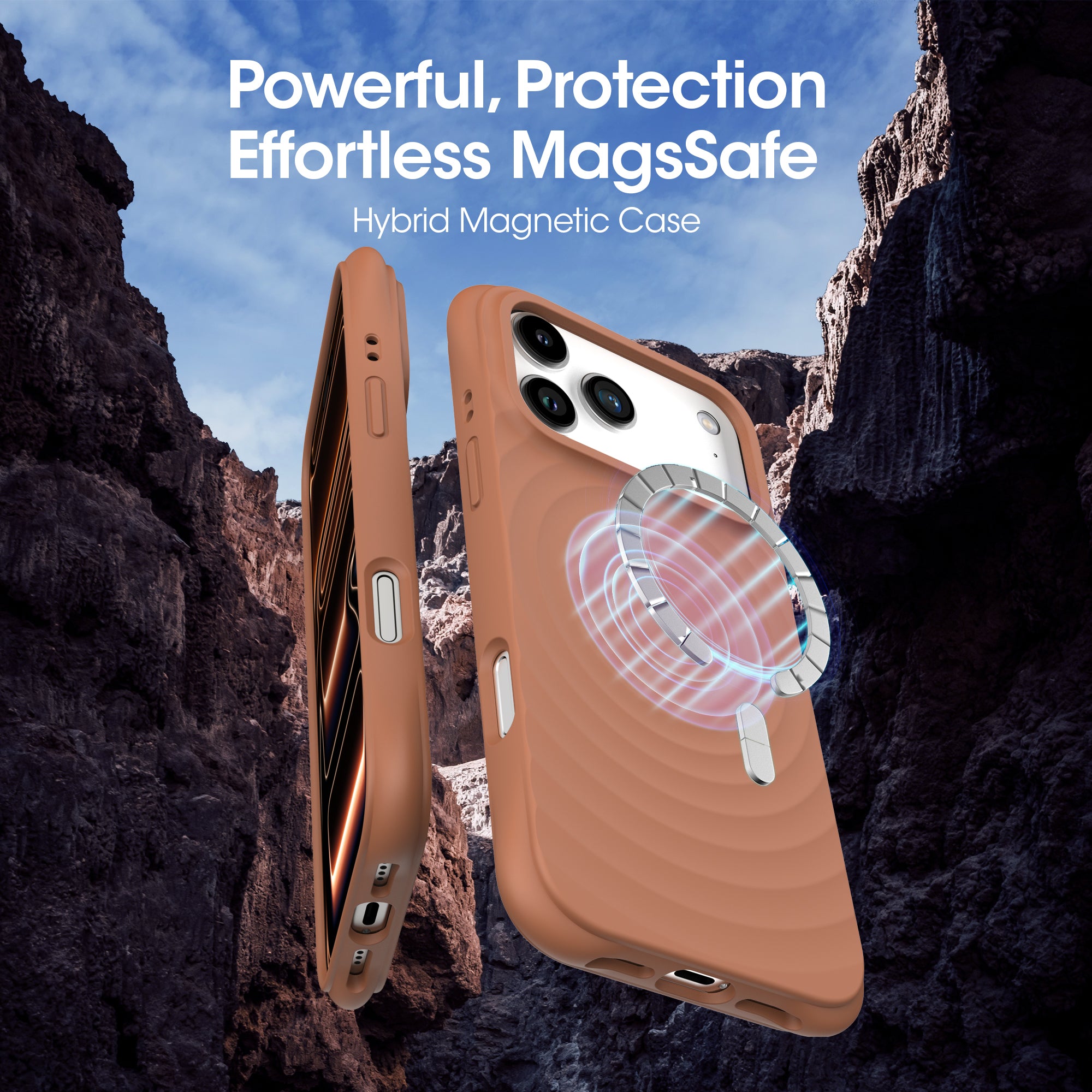 Kudos Taupe Silicia case for iPhone 17 Pro