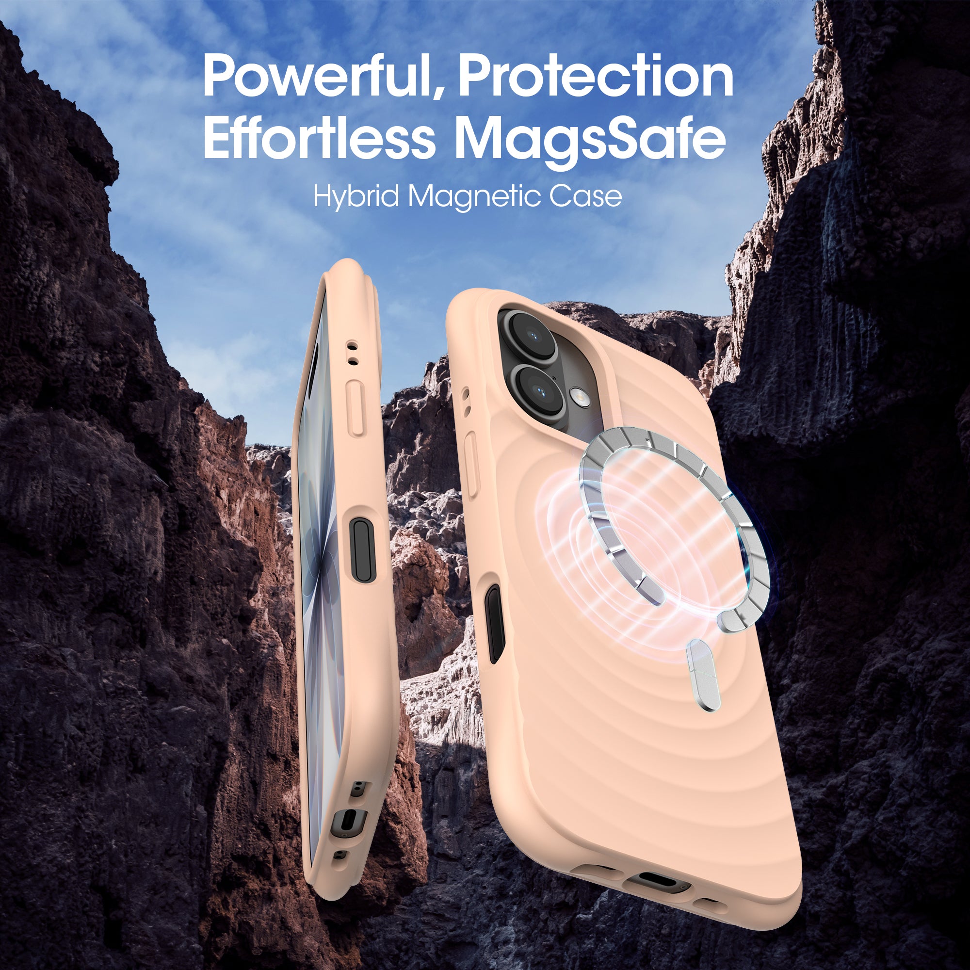 Kudos Ivory Silicia case for iPhone 17