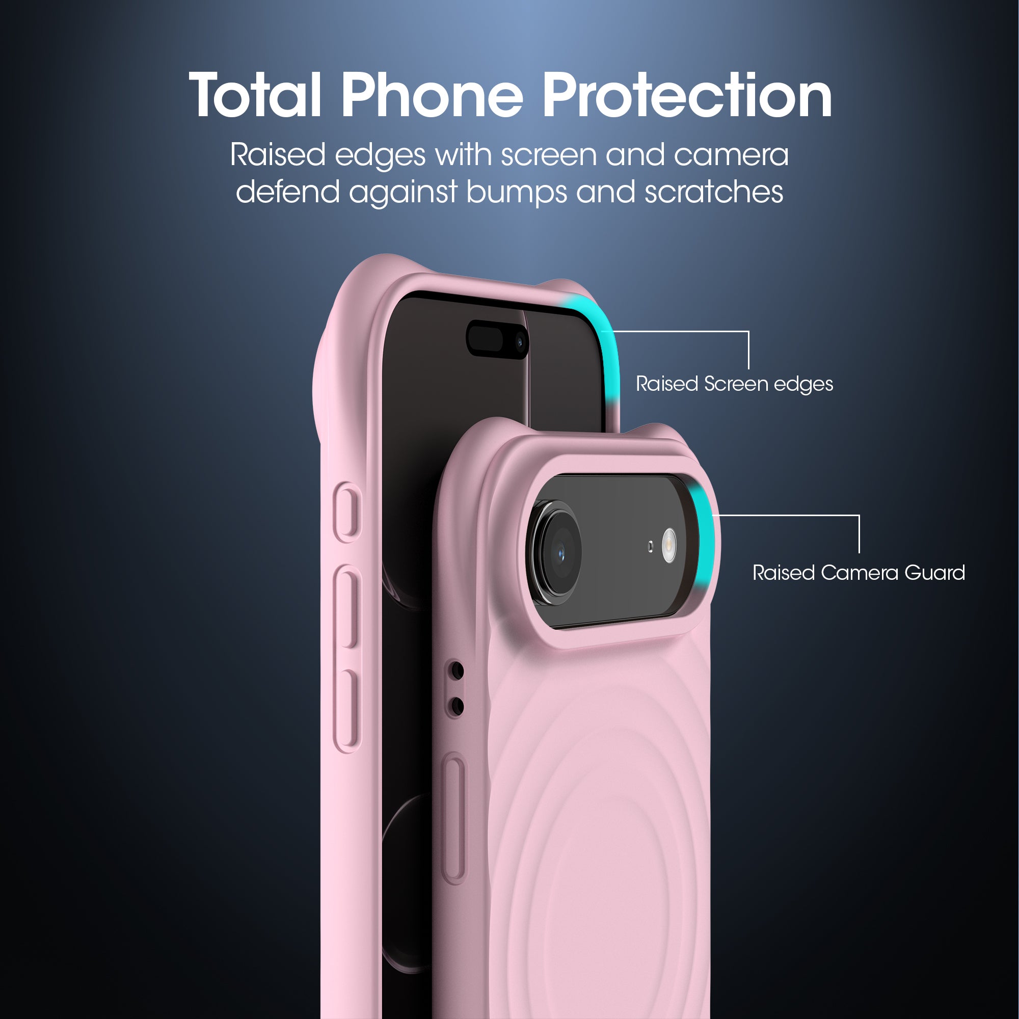 Kudos Rose Beige Silicia case for iPhone 17 Air