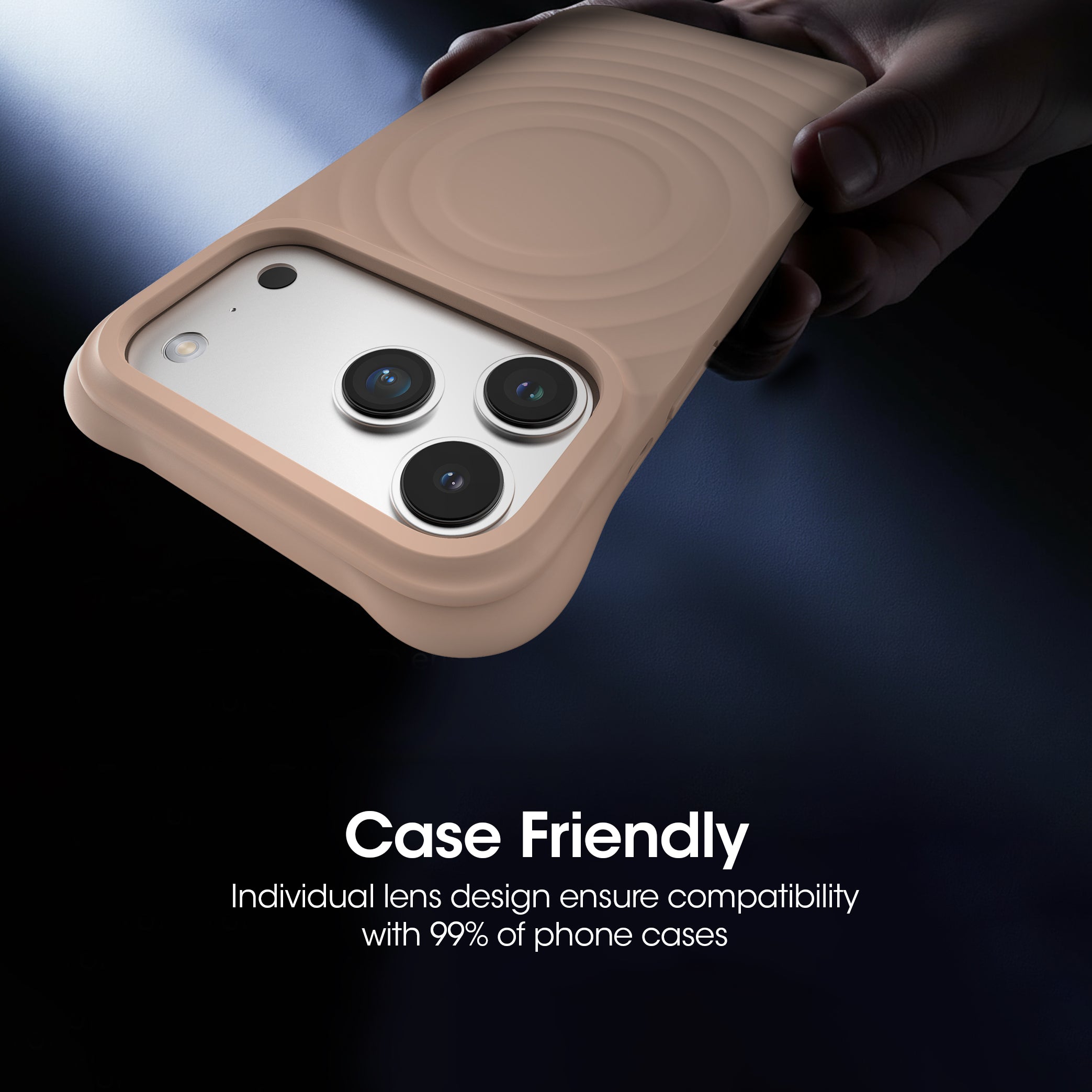 Kudos Ivory Silicia case for iPhone 17 Pro Max