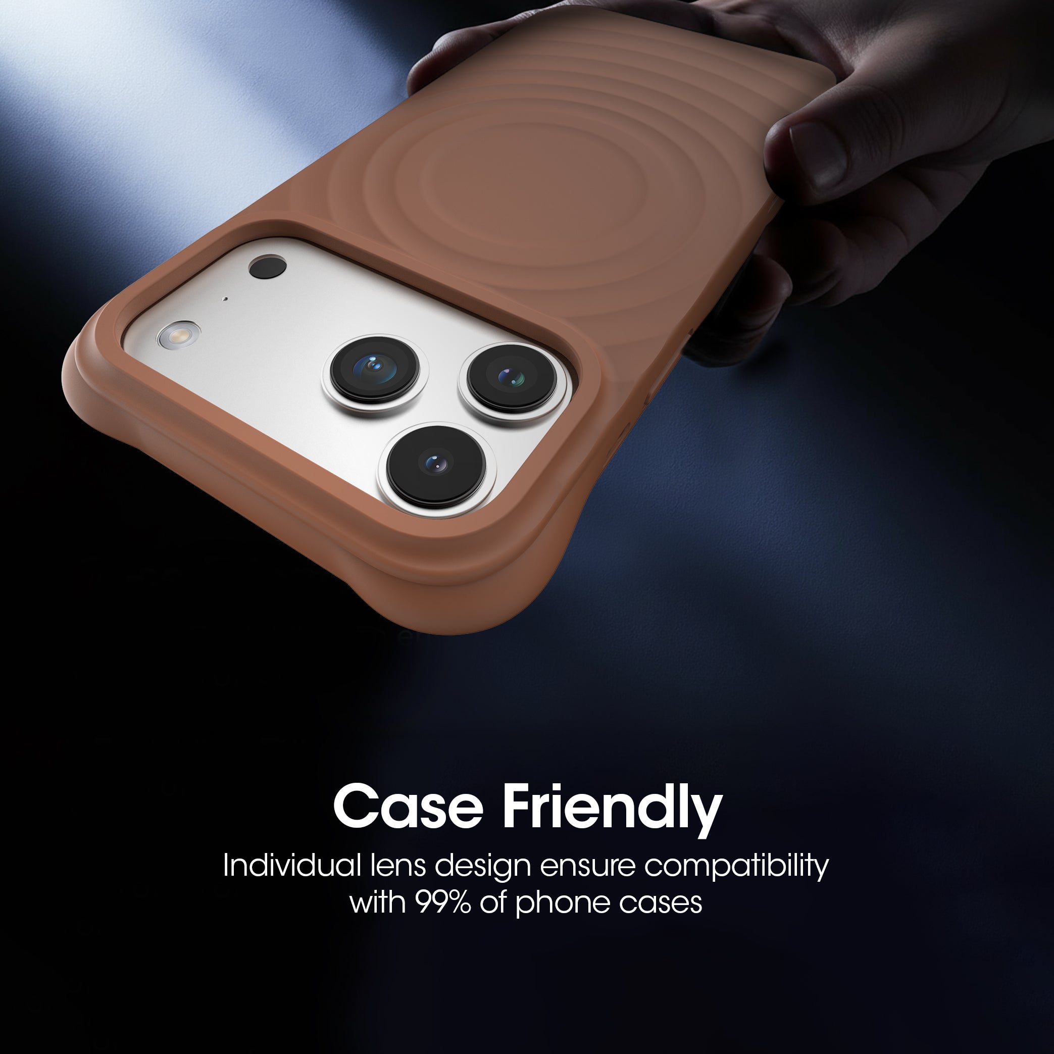 Kudos Taupe Silicia case for iPhone 17 Pro