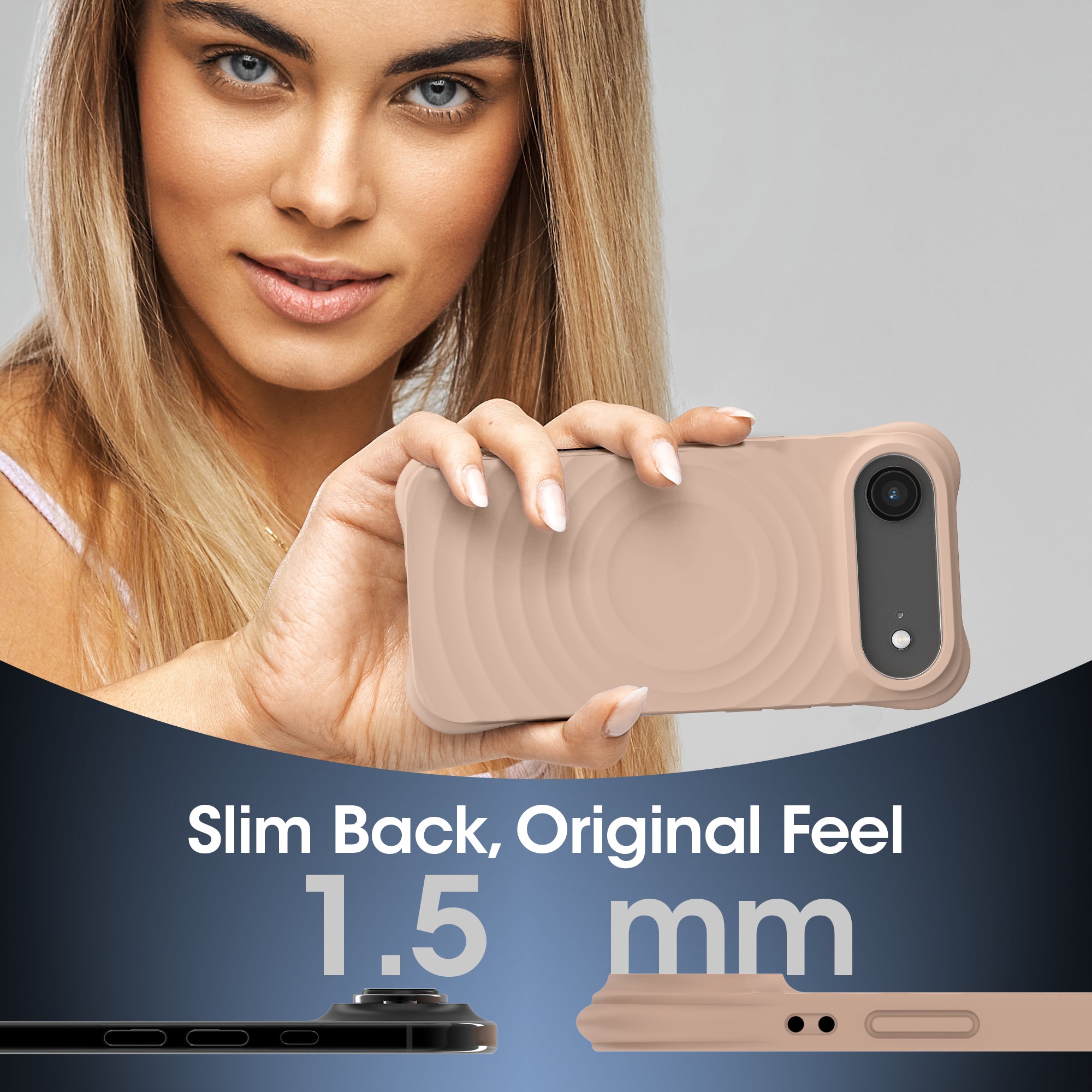 Kudos IVORY Silicia case for iPhone 17 Air