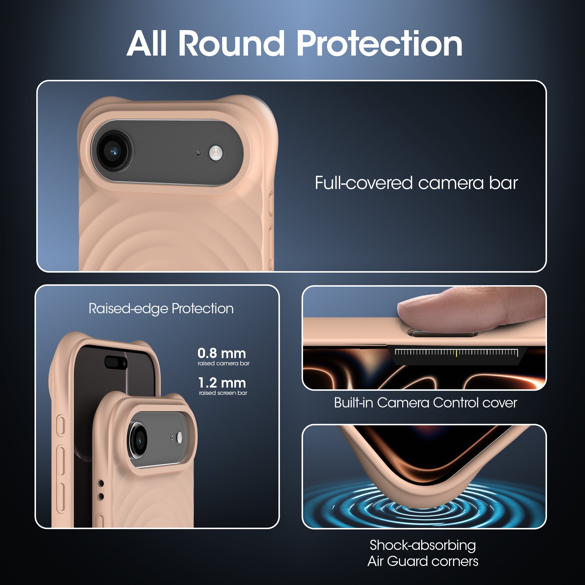 Kudos IVORY Silicia case for iPhone 17 Air