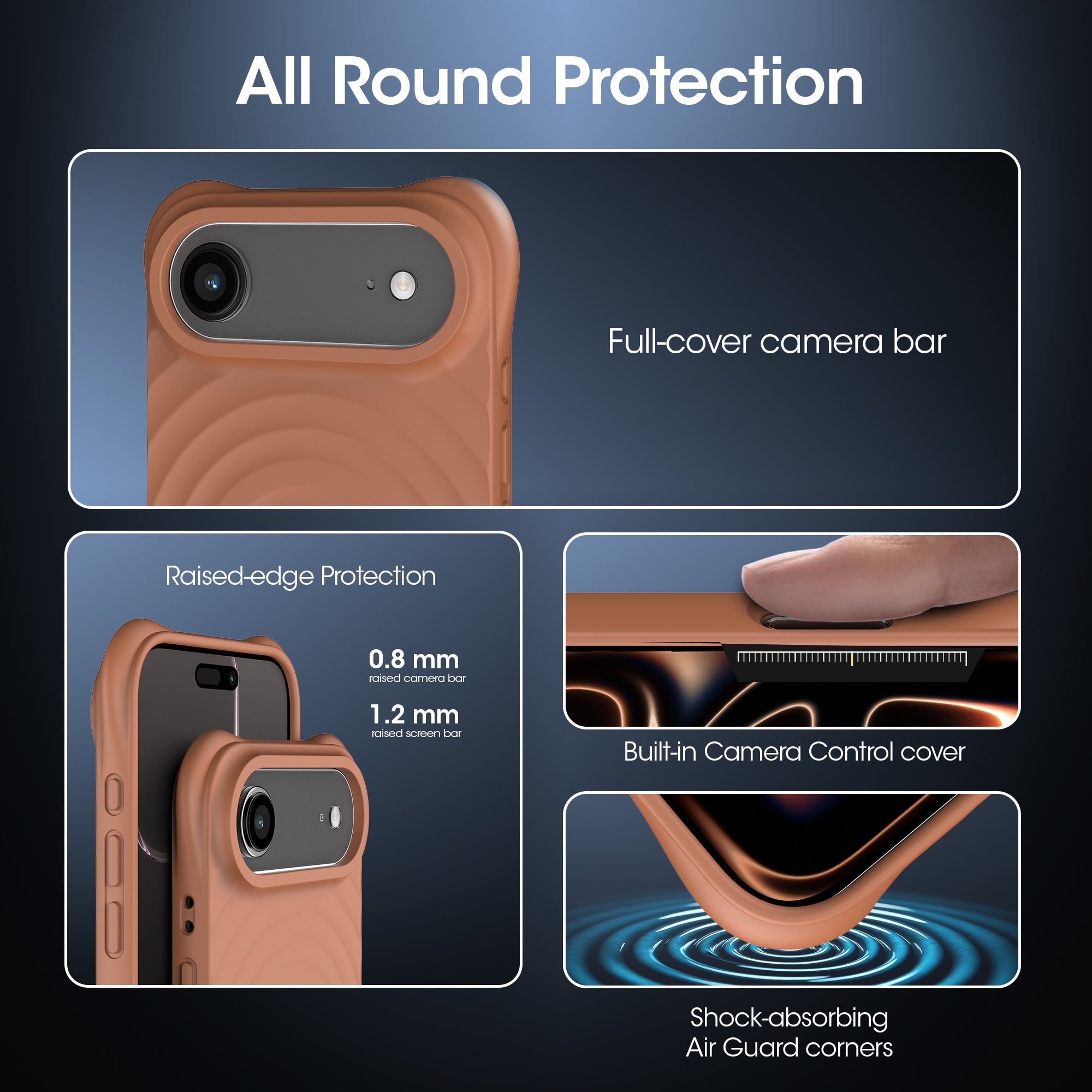 Kudos TAUPE Silicia case for iPhone 17 Air