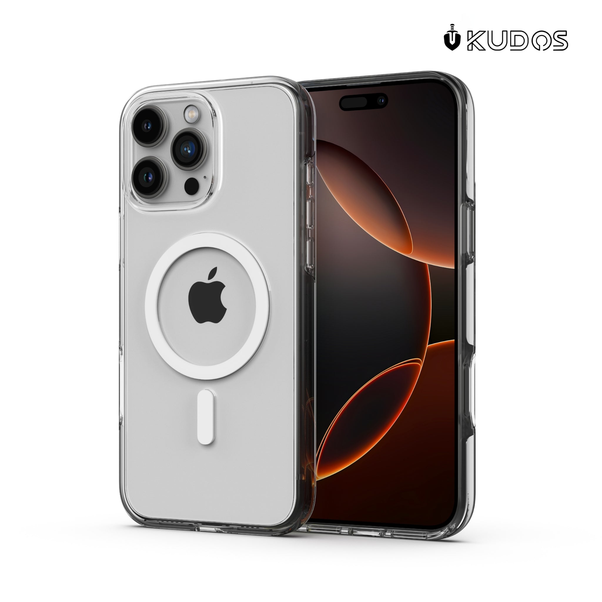 KUDOS MagCase for iPhone 16 Pro max Clear with MagSafe Compatible