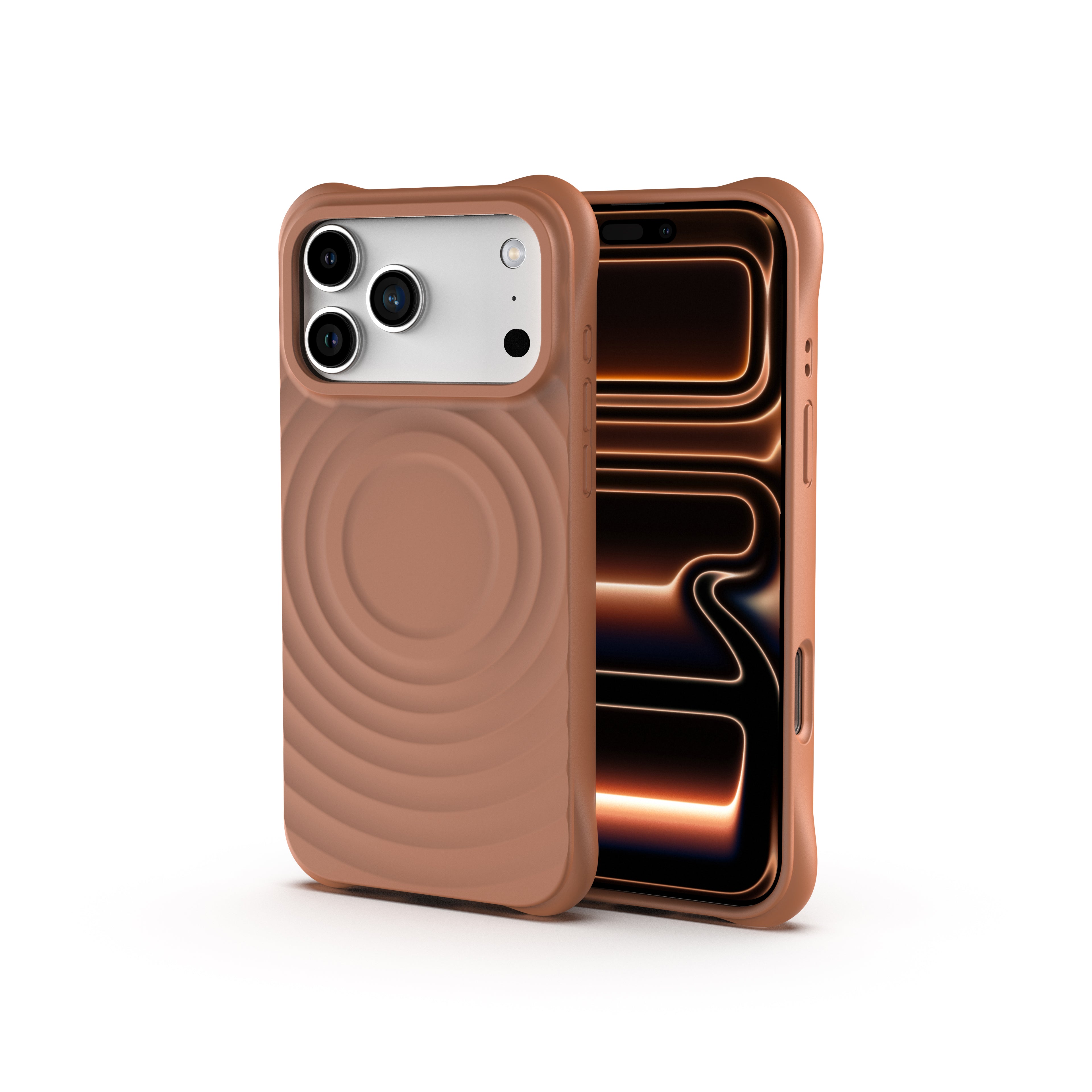 Kudos Taupe Silicia case for iPhone 17 Pro