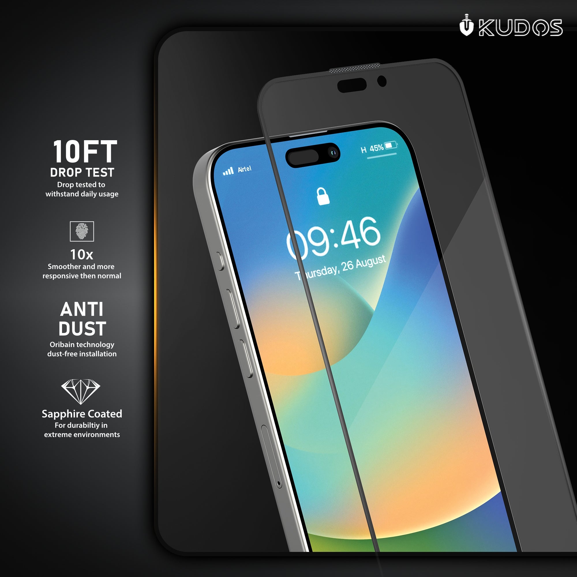 iPhone 15 Pro max - Anti Glare Glass Screen Protector