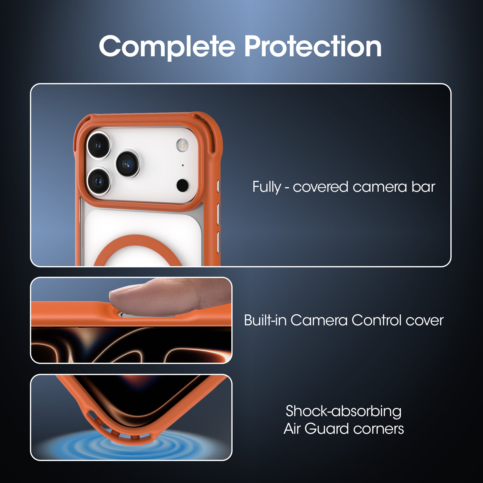 Kudos Armour case for iPhone 17 Pro Max