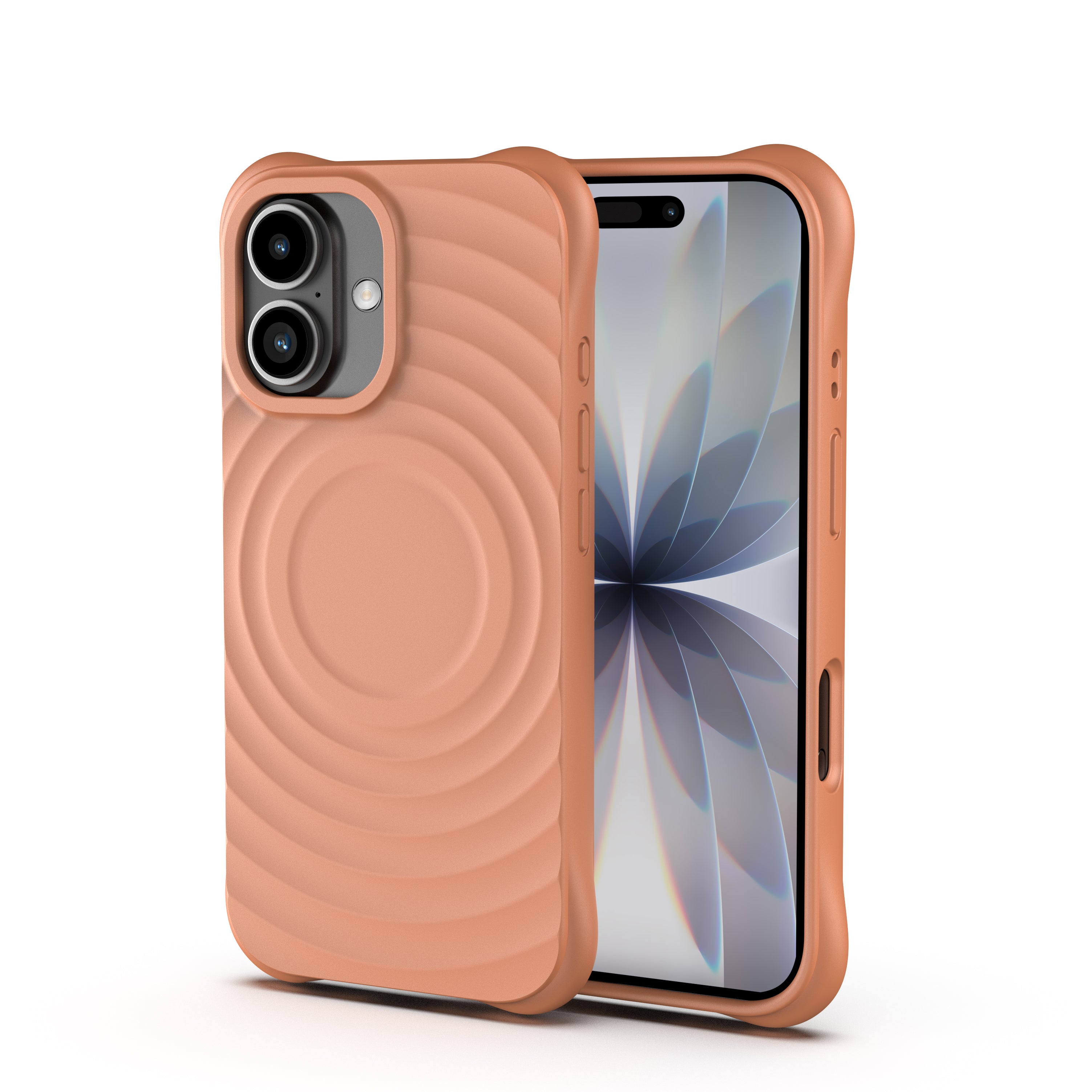 Kudos Taupe Silicia case for iPhone 17