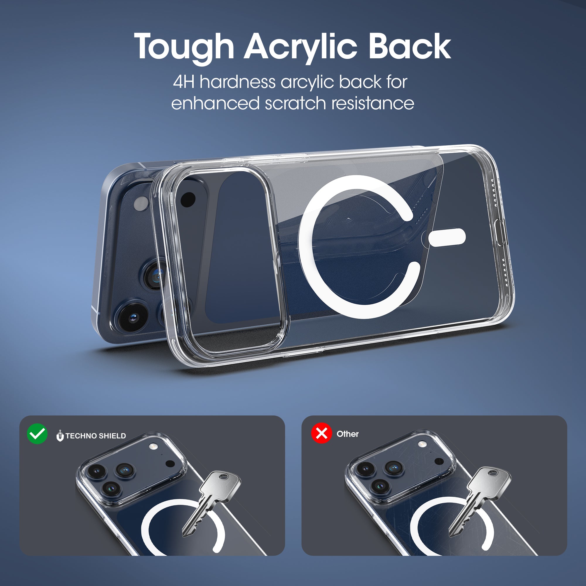 Kudos Clear case for iPhone 17 Pro Max