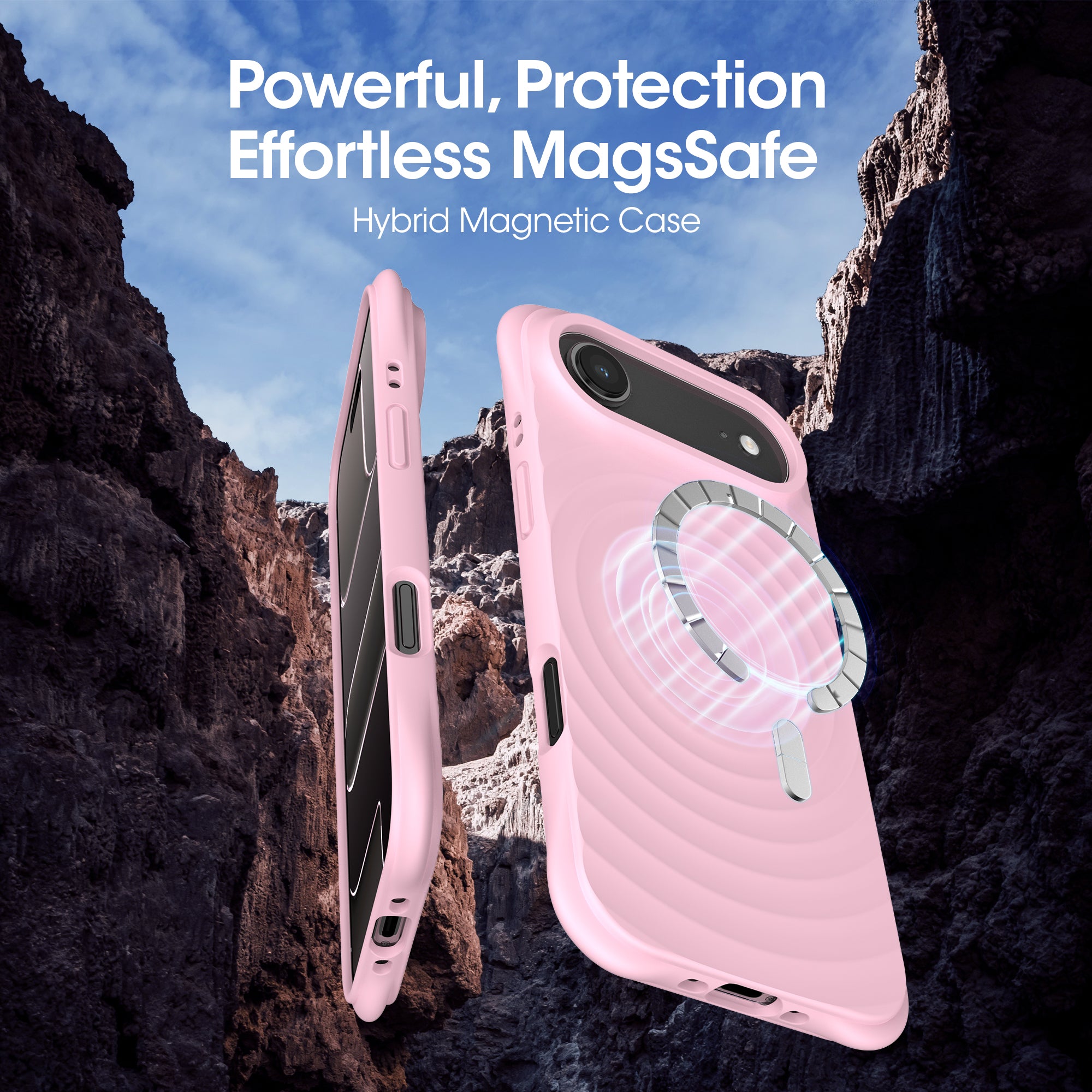 Kudos Rose Beige Silicia case for iPhone 17 Air