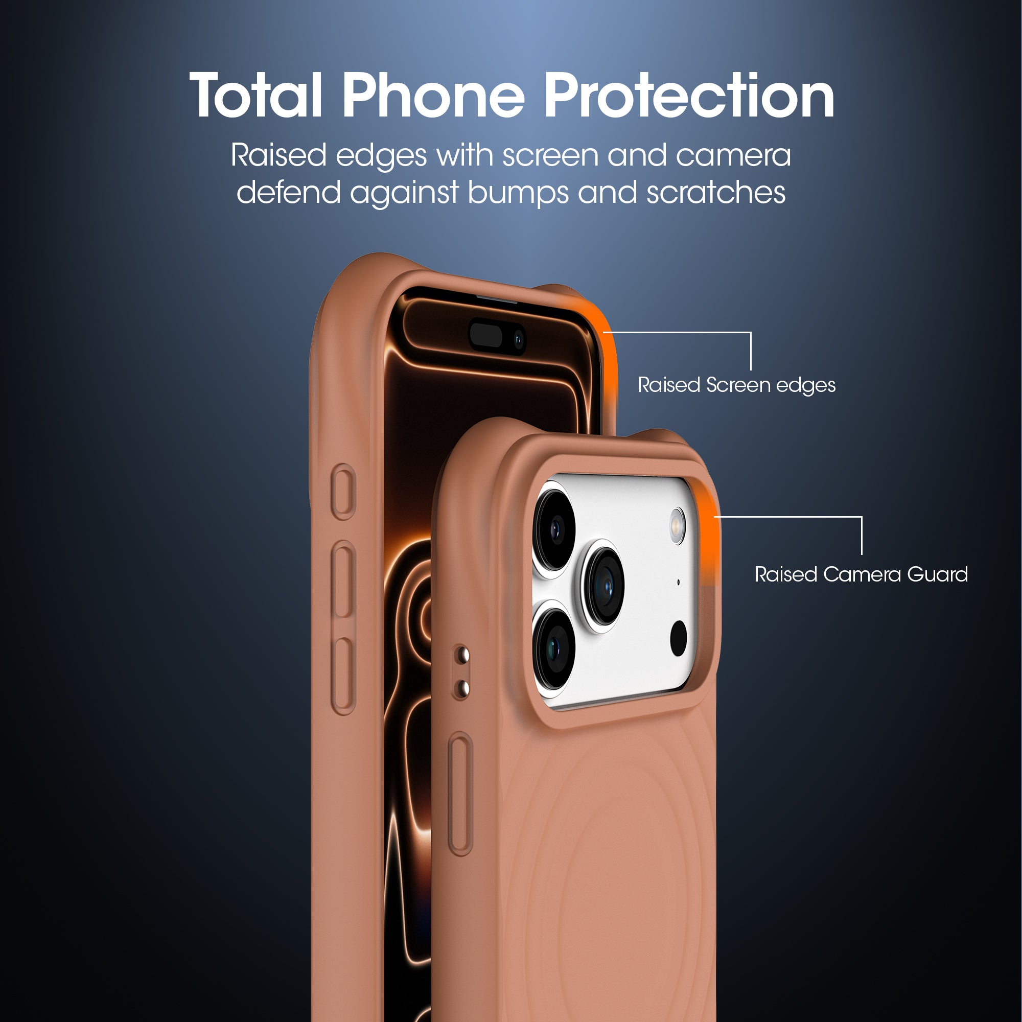 Kudos Taupe Silicia case for iPhone 17 Pro