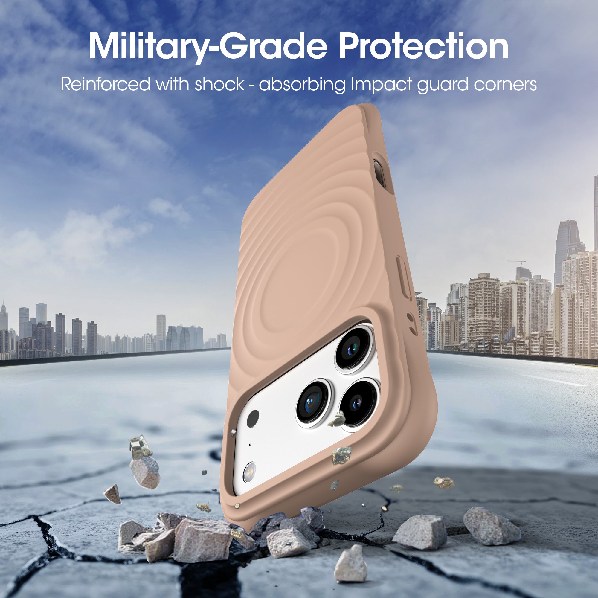 Kudos Ivory Silicia case for iPhone 17 Pro