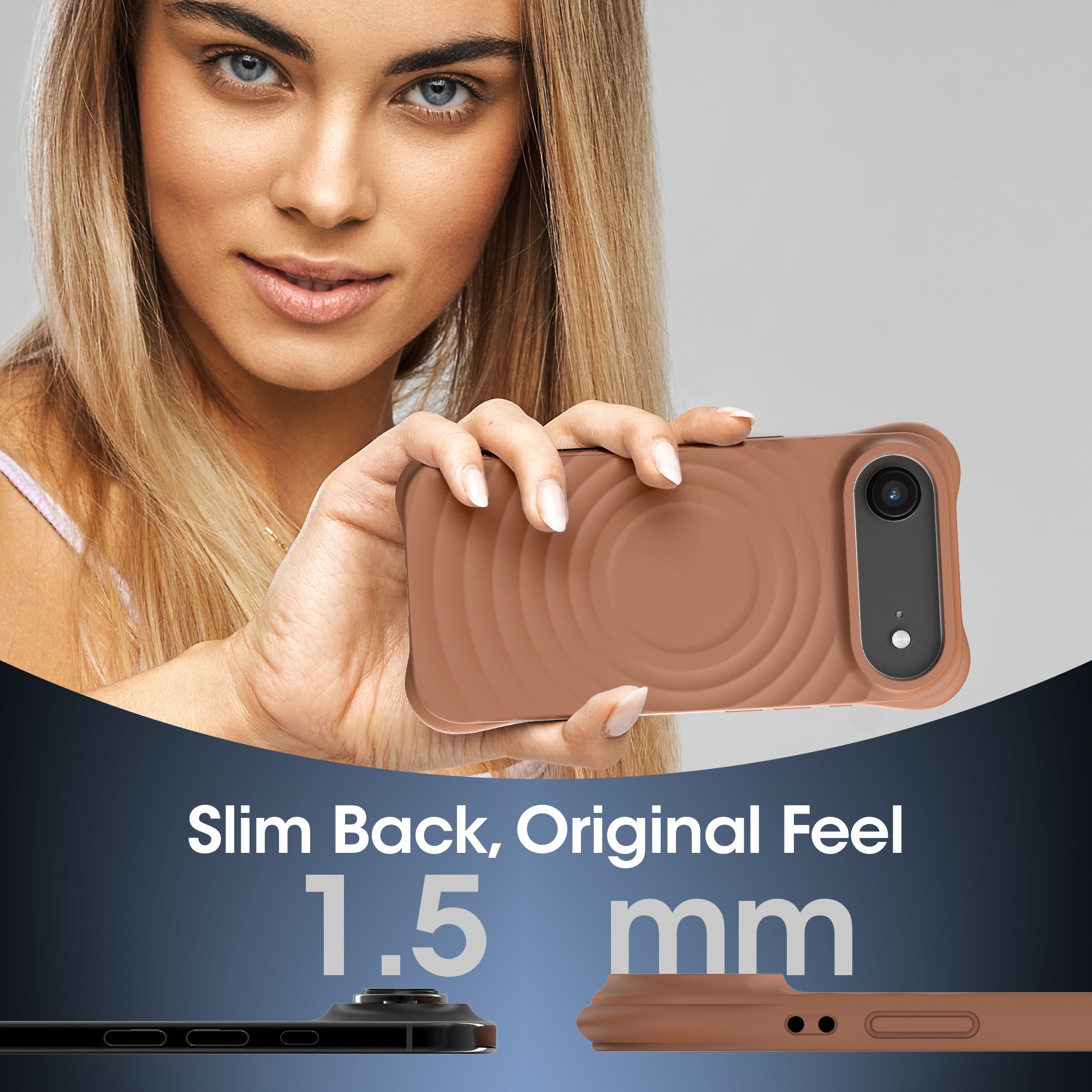 Kudos TAUPE Silicia case for iPhone 17 Air