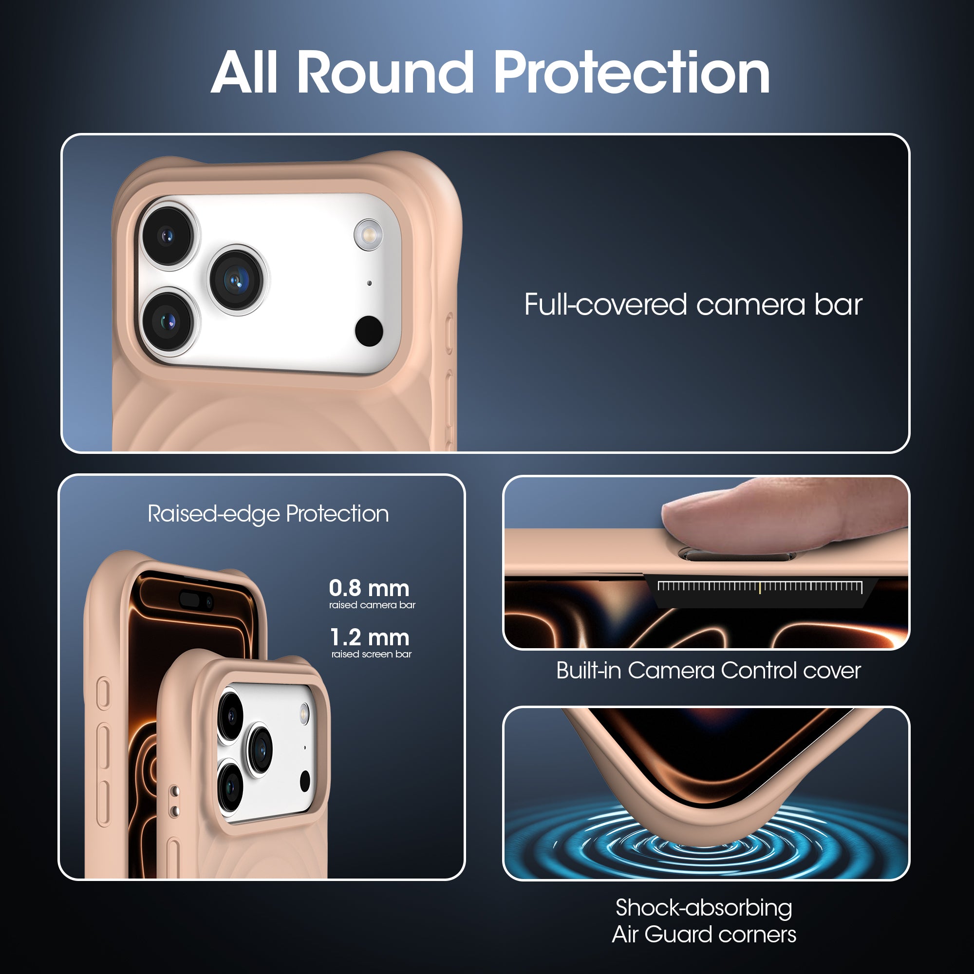 Kudos Ivory Silicia case for iPhone 17 Pro